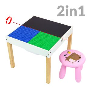 2 In1 Activity Table With 1 Stool