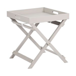 Stone - Wooden Tray Table