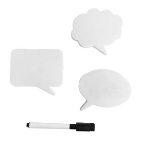 3Pc Speech Bubble Fridge Magnets