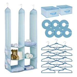 Children Nursery Closet Organizer - Blue