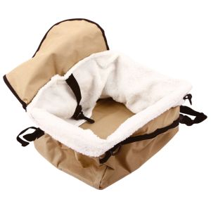 Beige - Pet Car Booster Seat