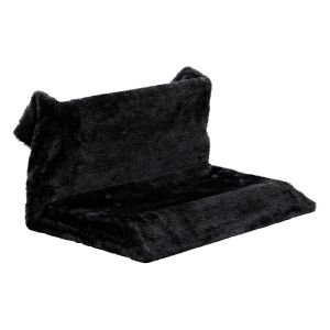 Black - Plush Cat Radiator Bed