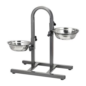 U-Shaped Dog Bowl Stand