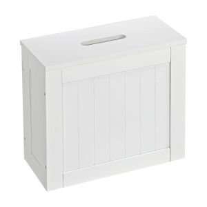 Slimline Bathroom Storage Unit - White