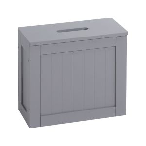 Slimline Bathroom Storage Unit - Grey