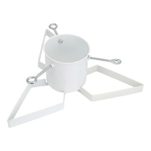 Metal Christmas Tree Stand - White