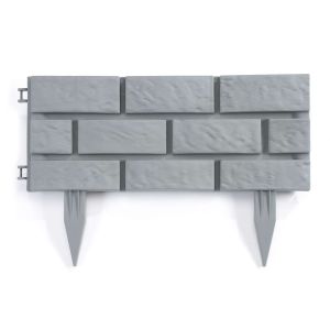 Terracotta - Pack Of 4 Brick Effect Garden Edging