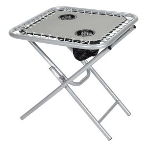 Folding Drinks Side Table - Grey