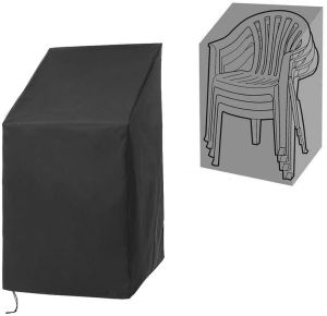 Black Stacking Chair Cover - L61Xw68Xh107