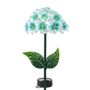 Blue - Solar Flower Stake Light