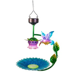 Solar Hanging Bird Bath