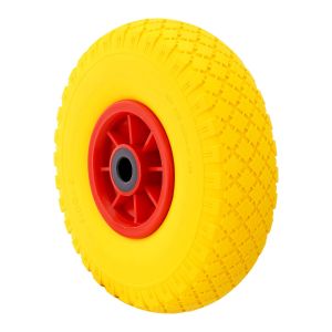 Yellow/Red - 10" Pneumatic Wheel