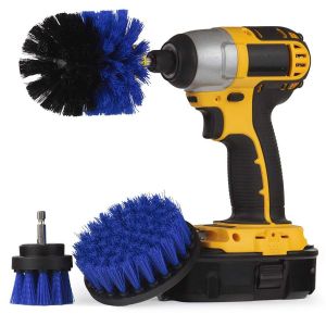 Blue - 3Pc Drill Brush Set