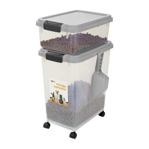 Grey - Pet Food Storage Bin