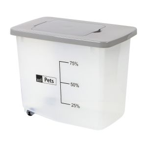 Grey - 30 Litre Pet Food Storage Container