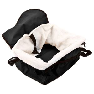 Black - Pet Car Booster Seat