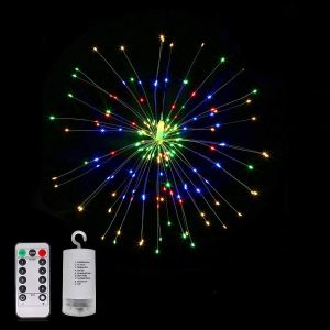 Multi - 240 Led Remote Control Starburst Firework Lights