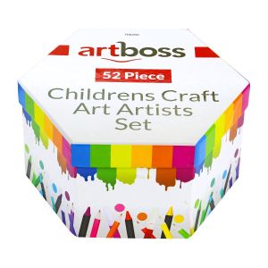 52-Piece Craft Art Stationery Box