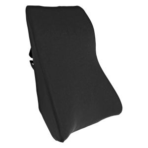 Black - Memory Foam Back Support Cushion